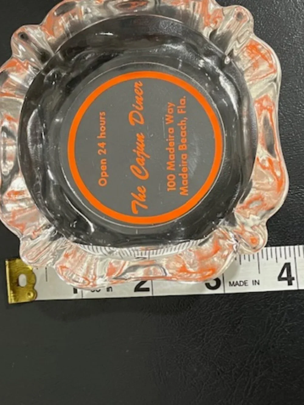 The Cajun Diner Madeira Beach Florida Ash Tray